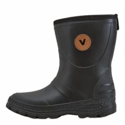 Regn Light Weight Rubber Boot Black