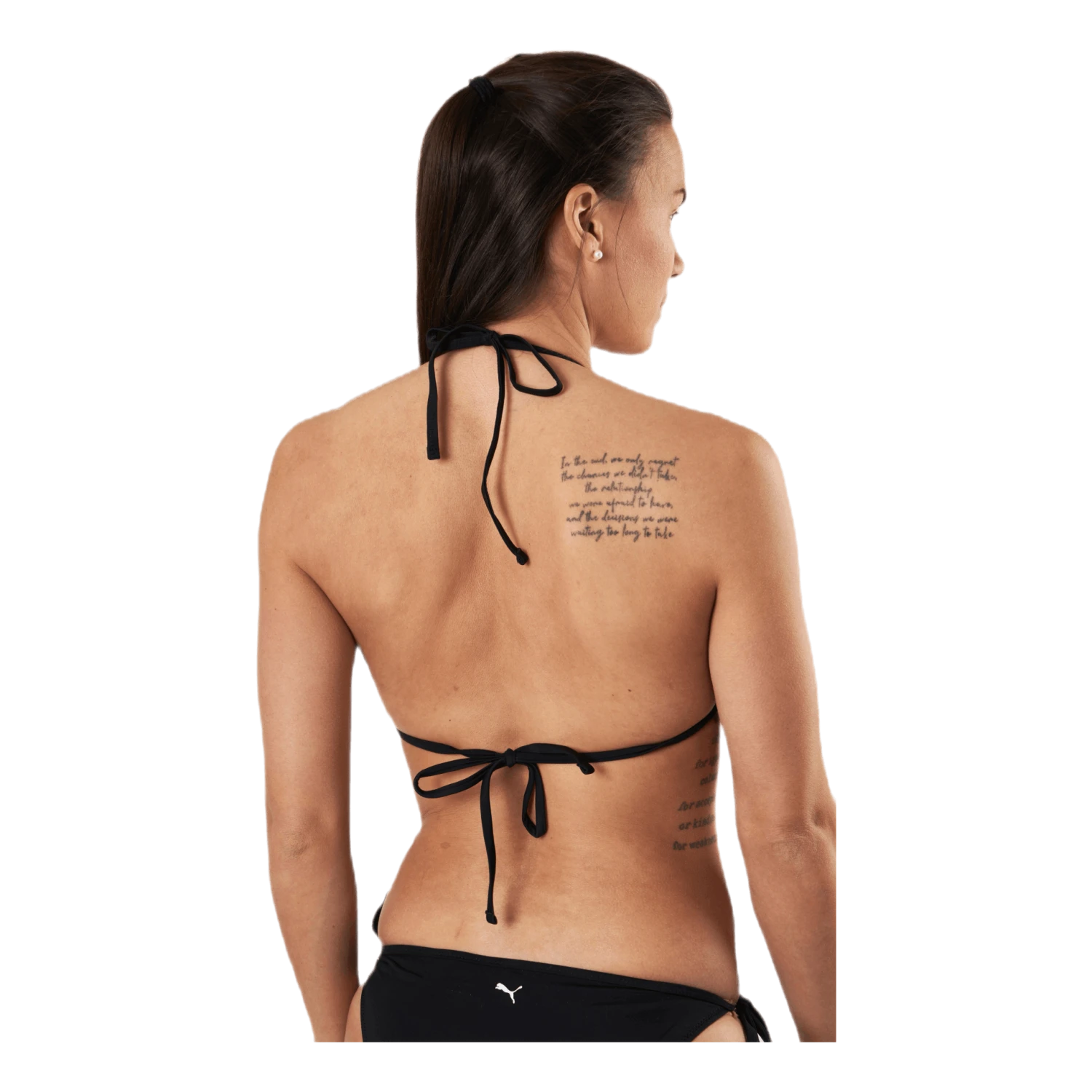 Puma Triangle Bikini Top Black - Image 3