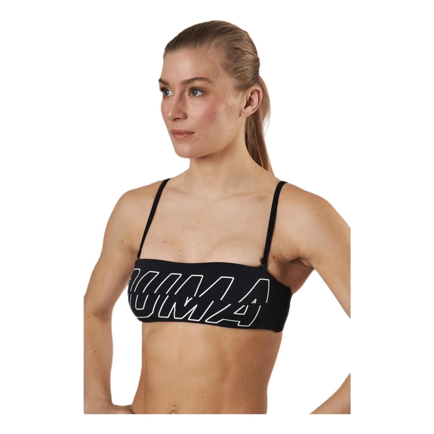 Puma Bandeau Top Black