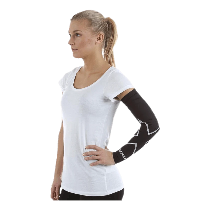 2XU Comp Arm Guard Black/Silver - Image 2
