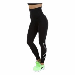 2XU Postnatal Maternity Comp Tights Black/Silver