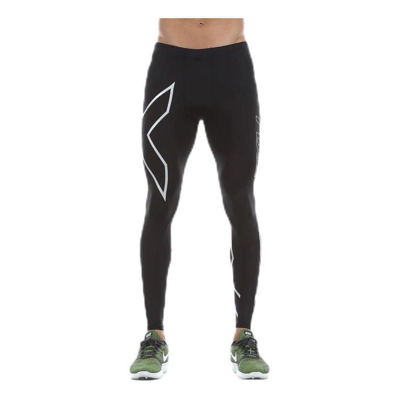 2XU TR2 Compression Tights Black/Silver - Image 2