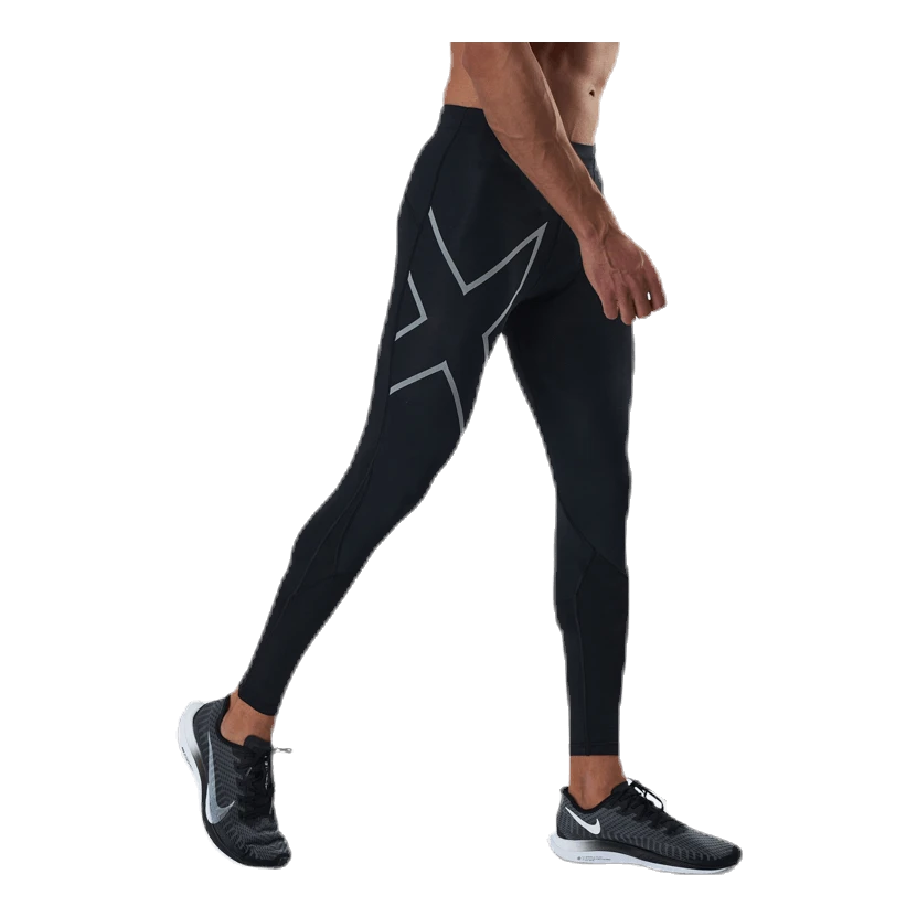2XU Run Dash Compr Tights Black/Silver - Image 2