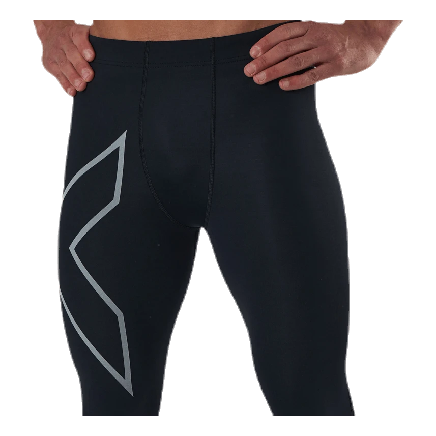 2XU Run Dash Compr Tights Black/Silver - Image 5