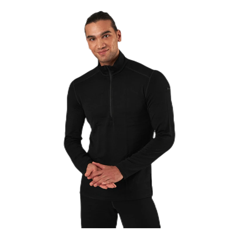 Icebreaker 260 Tech LS Half Zip Black